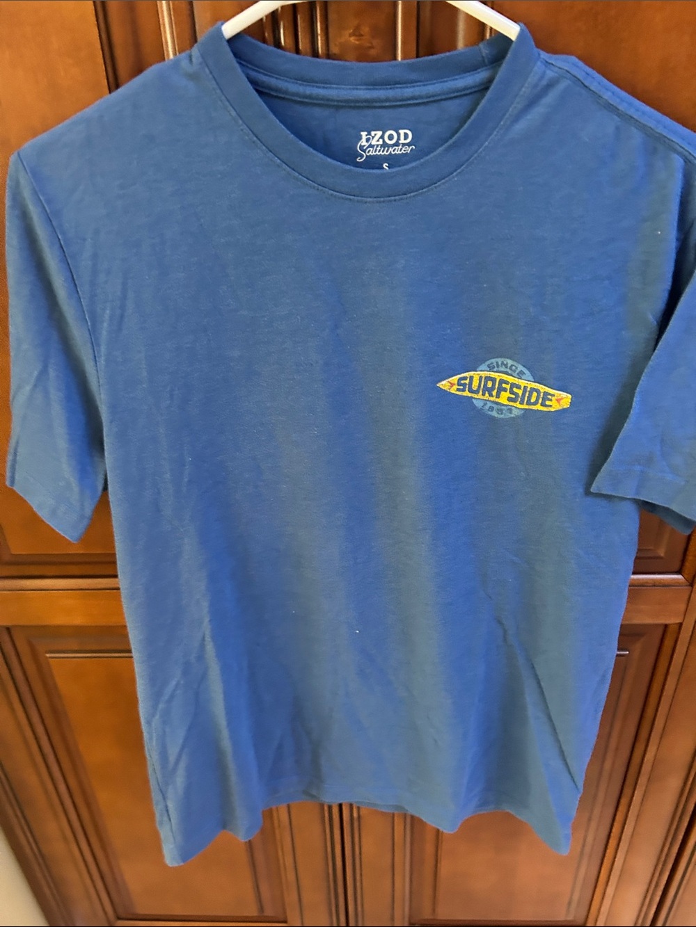 Izod Saltwater Blue Short Sleeve Surfside Graphic Tee